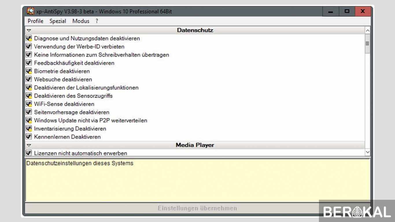 XP Antispy XP Antispy