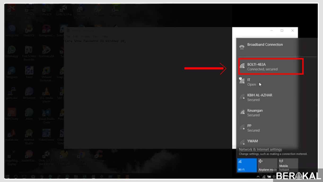 cara melihat password wifi di windows 10 pro cara melihat password wifi di windows 10 pro