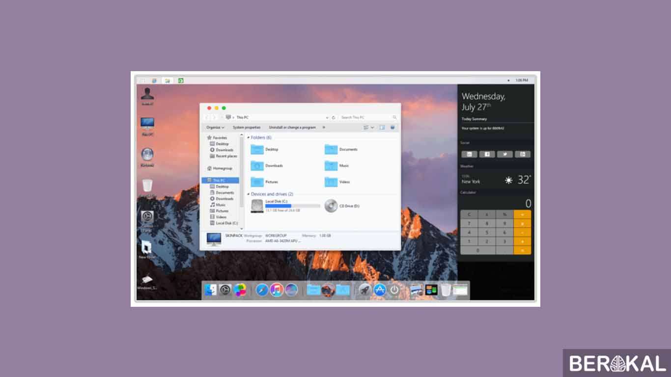 tema windows 7 macos tema windows 7 macos