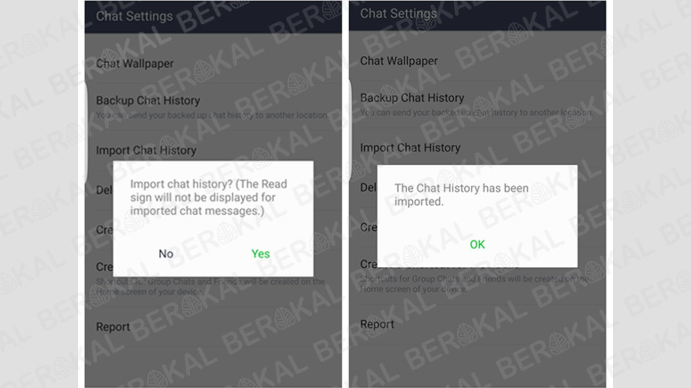 Cara Impor chat line lewat email Cara Impor chat line lewat email