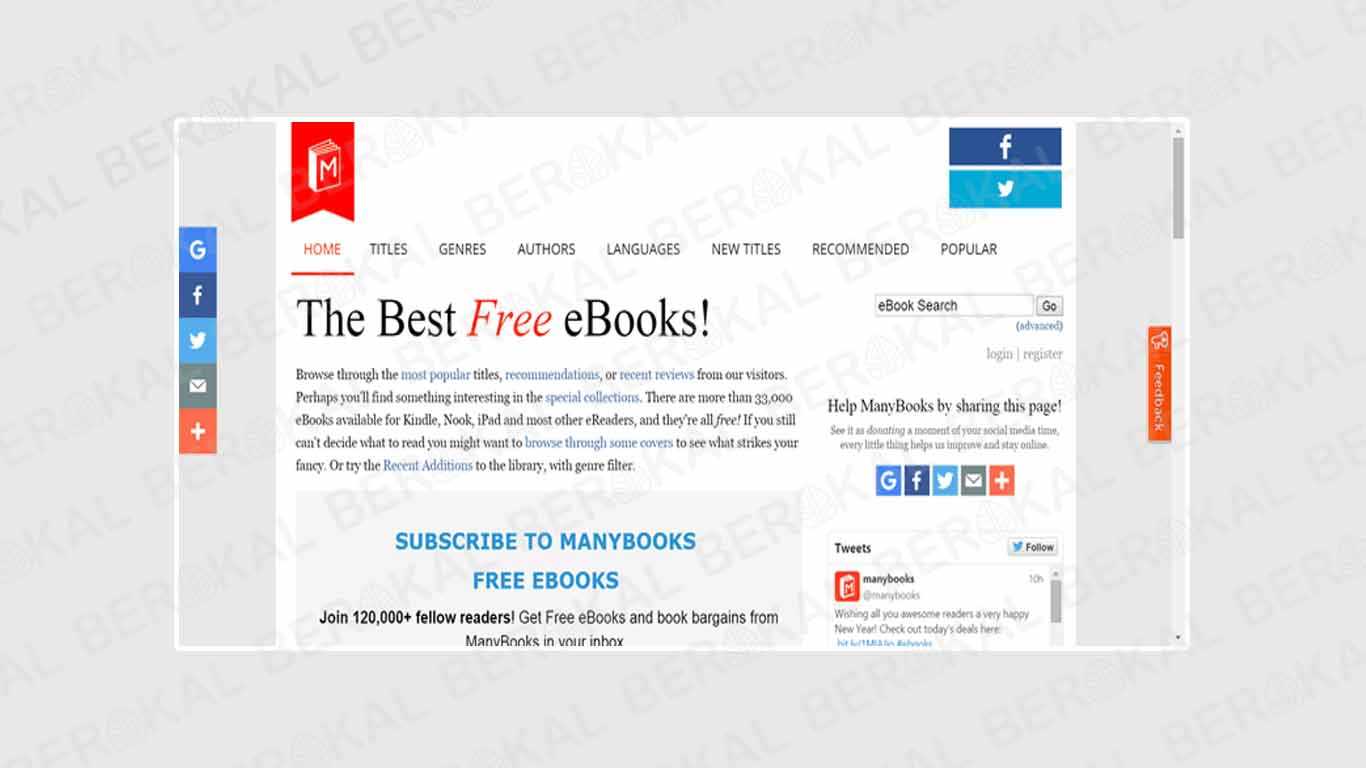 Download Buku Gratis di ManyBooks Download Buku Gratis di ManyBooks
