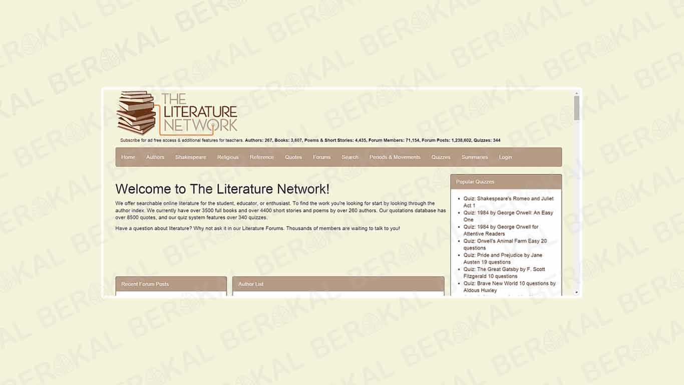 The Literature Network The Literature Network