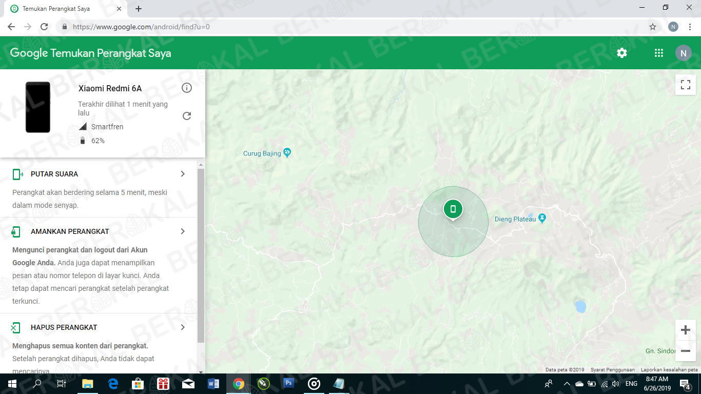 Melacak HP yang hilang dengan Device Manager Melacak HP yang hilang dengan Device Manager