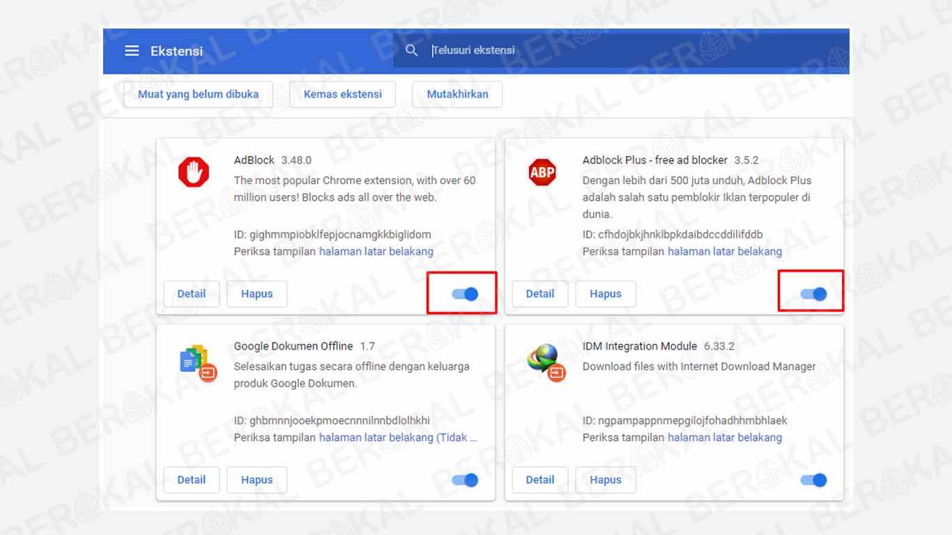 Cara Mematikan Adblock pada Peramban Cara Mematikan Adblock pada Peramban