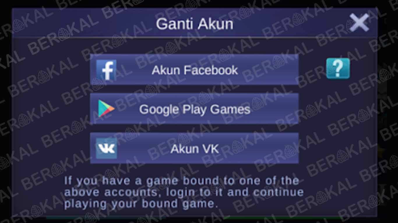 Cara Mengembalikan Akun ML yang Sudah di Bind Cara Mengembalikan Akun ML yang Sudah di Bind