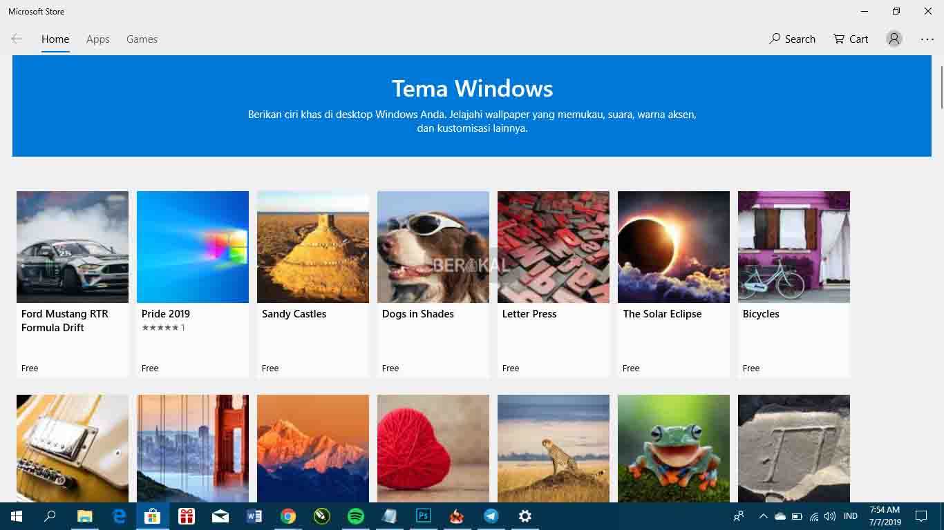Tema gratis di Microsoft Store Tema gratis di Microsoft Store