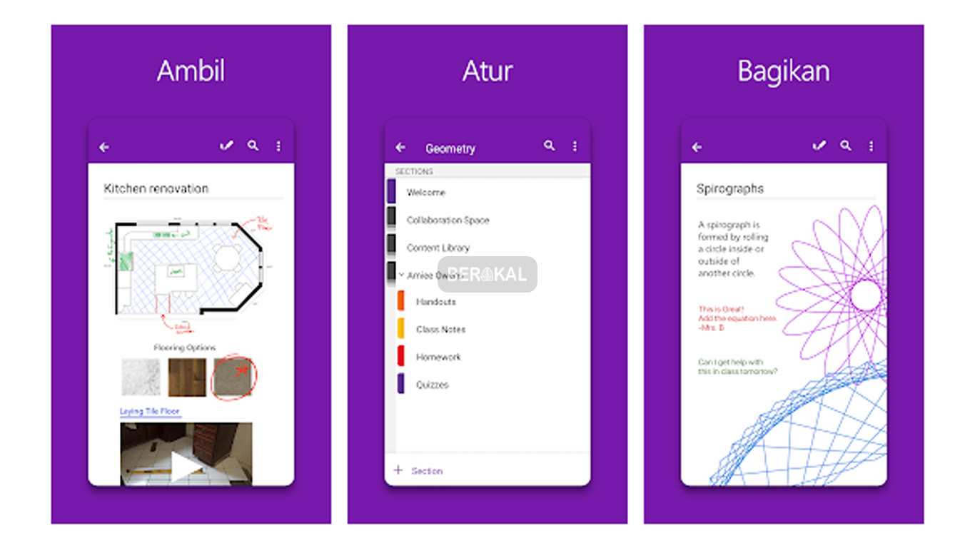 aplikasi note OneNote aplikasi note OneNote