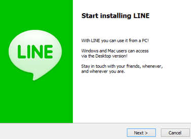 install line pc install line pc