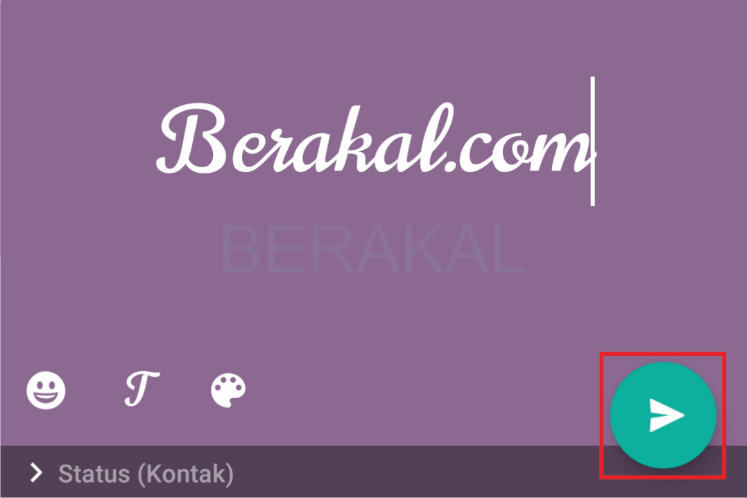 cara membuat status tulisan link di WhatsApp cara membuat status tulisan link di WhatsApp