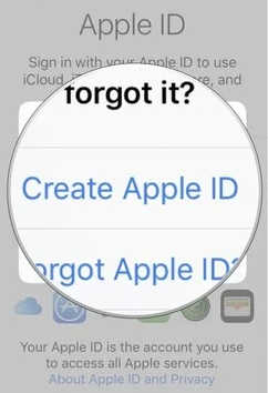 create apple id create apple id