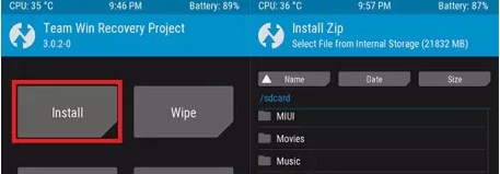 Tap install Tap install