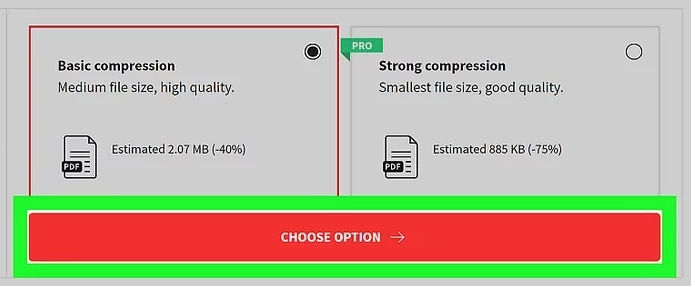 choose option choose option