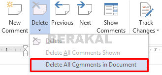 menghilangkan semua comment di word menghilangkan semua comment di word