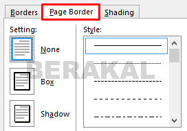 page border word page border word