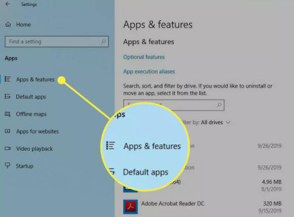 apps and features win 10 apps and features win 10