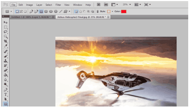hasil Mirror di Photoshop hasil Mirror di Photoshop