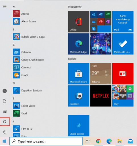 menu setting menu setting