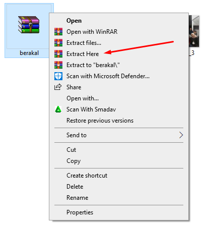 cara membuka password rar tanpa software