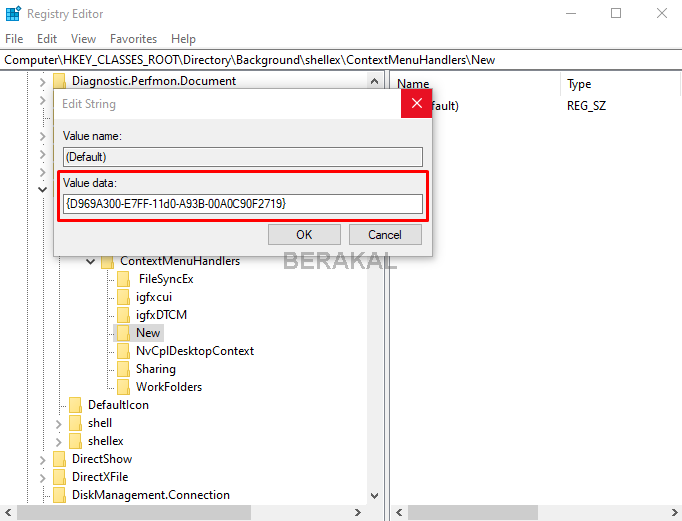 opsi new folder tidak muncul opsi new folder tidak muncul