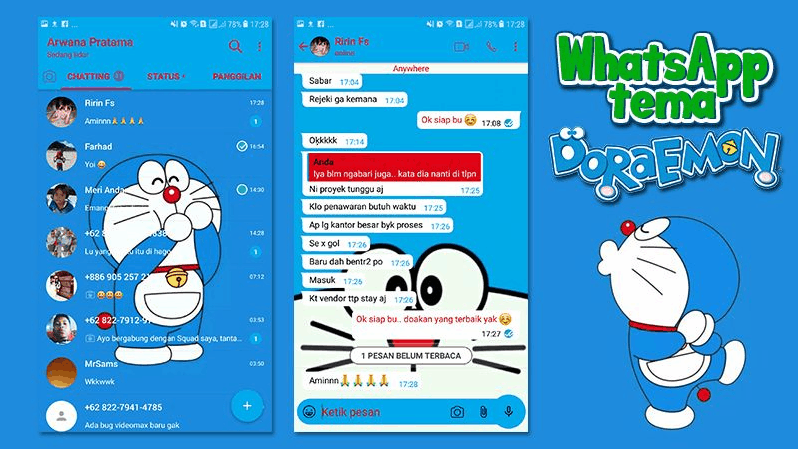 Tema WA Doraemon Tema WA Doraemon