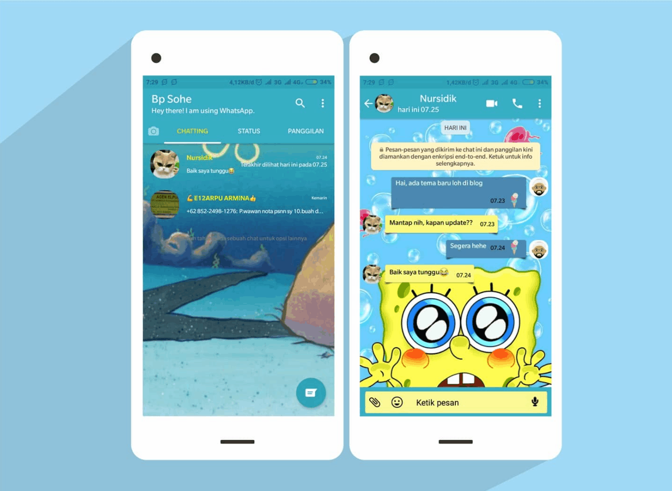 Tema WA Spongebob Tema WA Spongebob