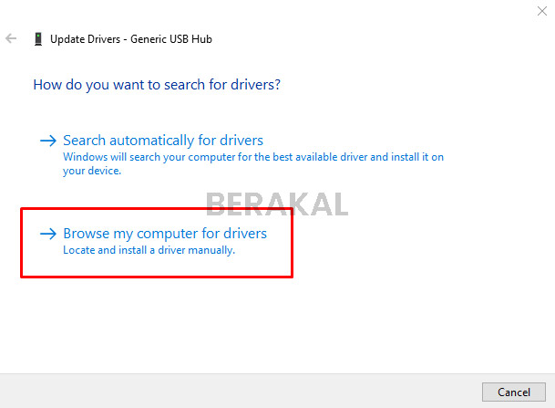 Browse My Computer for Drivers Browse My Computer for Drivers