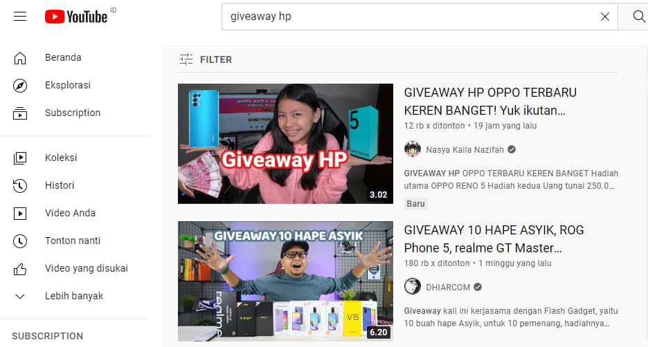 Giveaway HP Gratis Giveaway HP Gratis