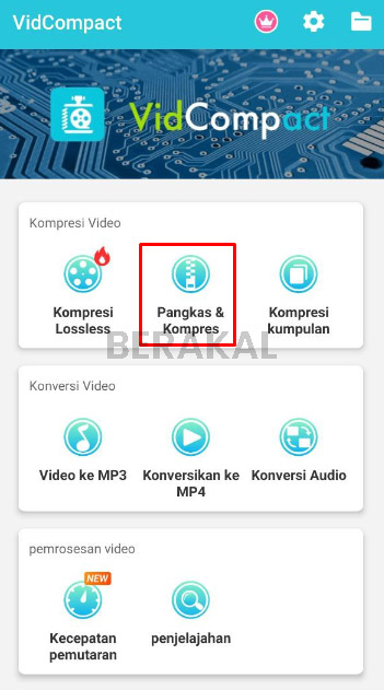 Kompres Video di Android Kompres Video di Android