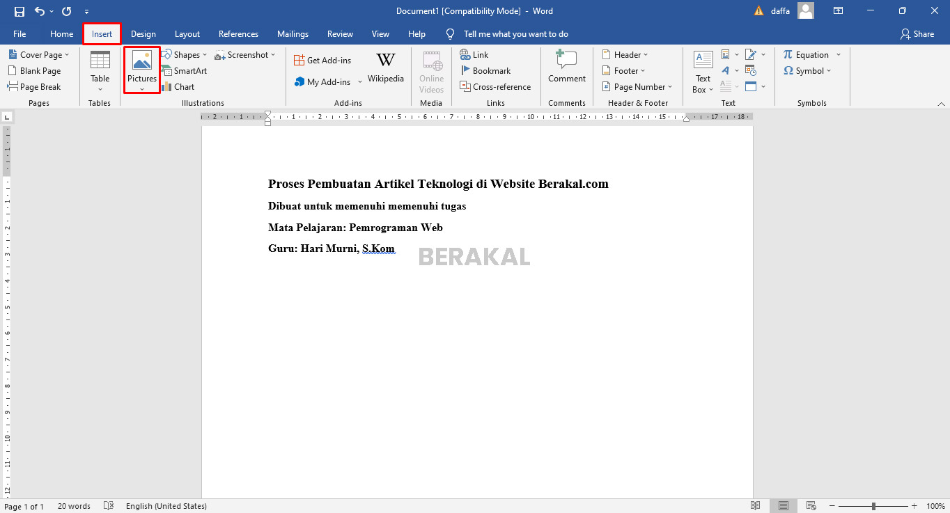 Insert Pictures Word Insert Pictures Word