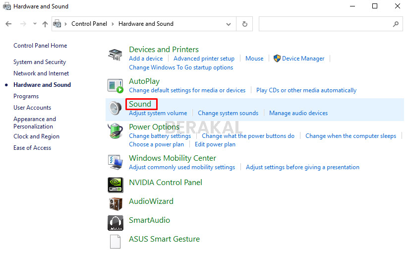 Sound Settings Sound Settings