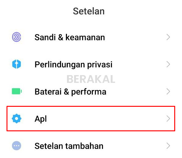 Pengaturan Aplikasi Android Pengaturan Aplikasi Android