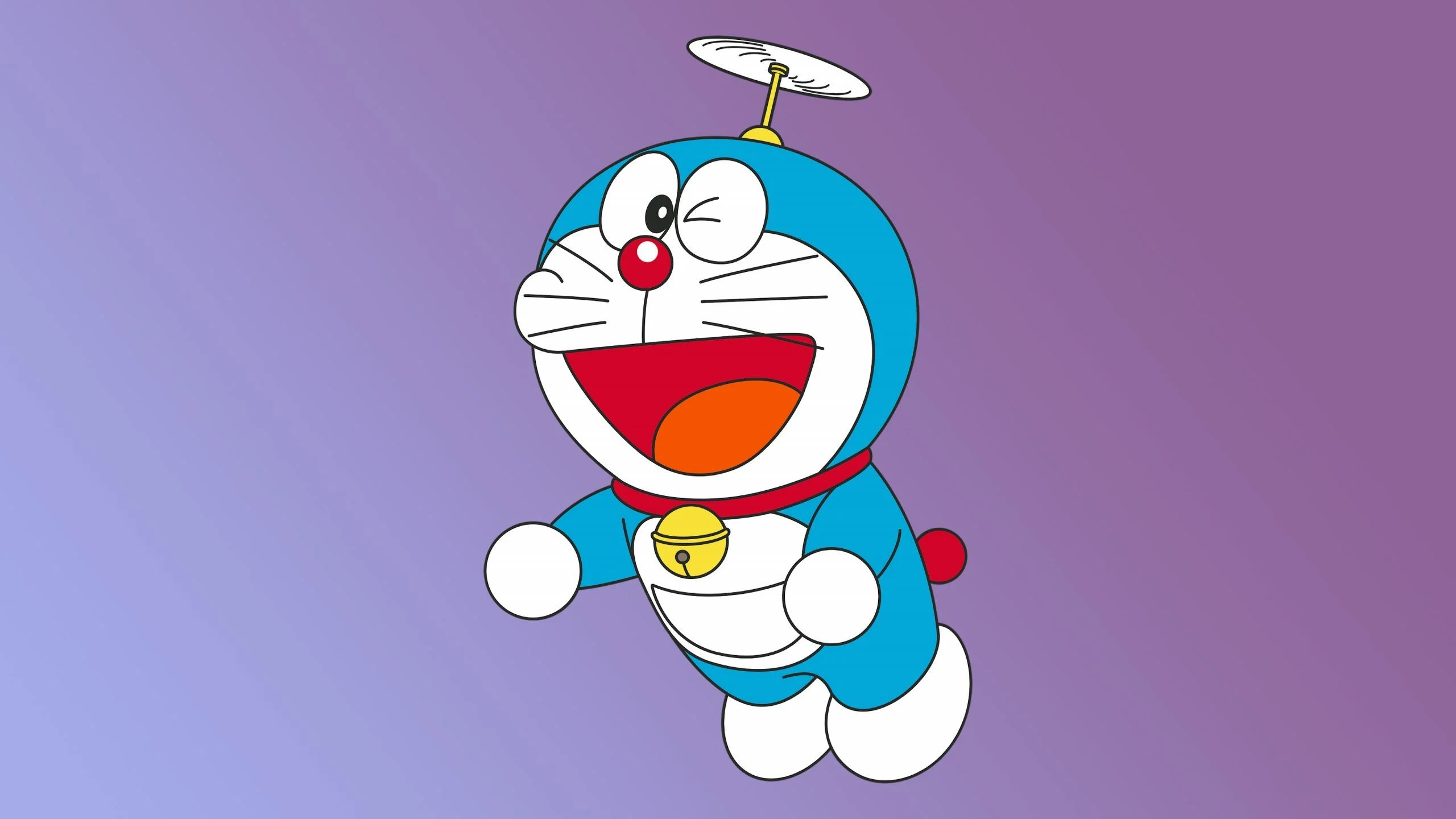 Blue Cat Cartoon HD Wallpaper