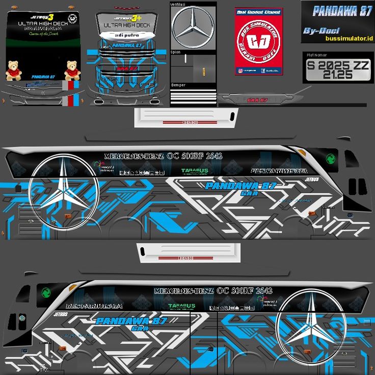 Livery Bussid Pandawa 87