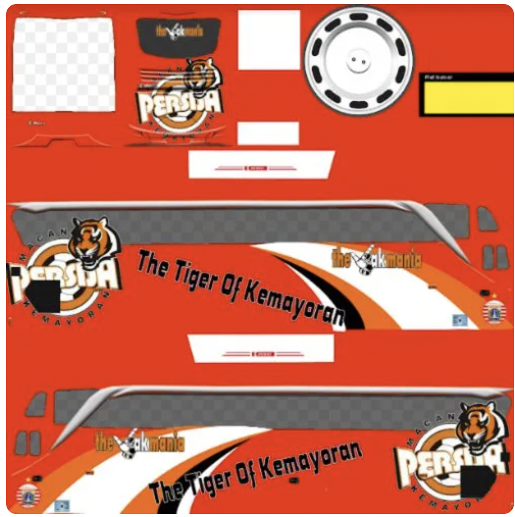 Livery Bus Simulator PERSIJA